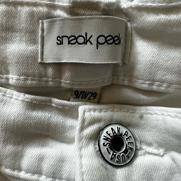 Sneak Peek white jeans - Picture 4 of 4